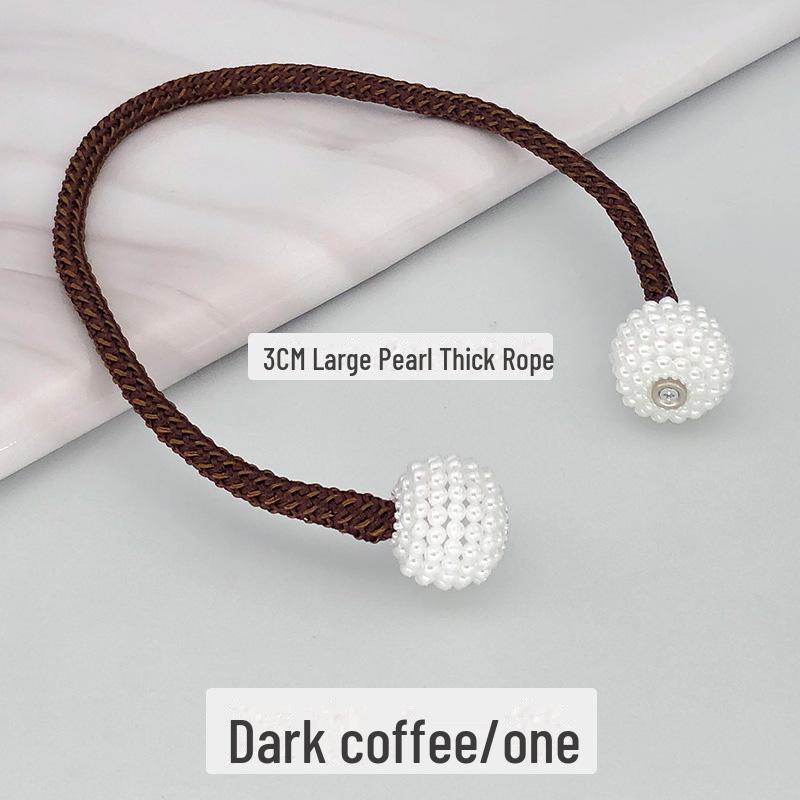 Dicke Seilperle Vorhang Magnetschnalle