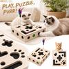 Wood Maze Toy - Fun Interactive Puzzle for Cats and