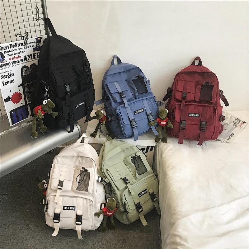 Sac à main et sac à dos pour femme, multifonctionnel, pour ordinateur portable, pour adolescent, en toile, cool, pour l'école, de haute qualité, pour garçon et fille