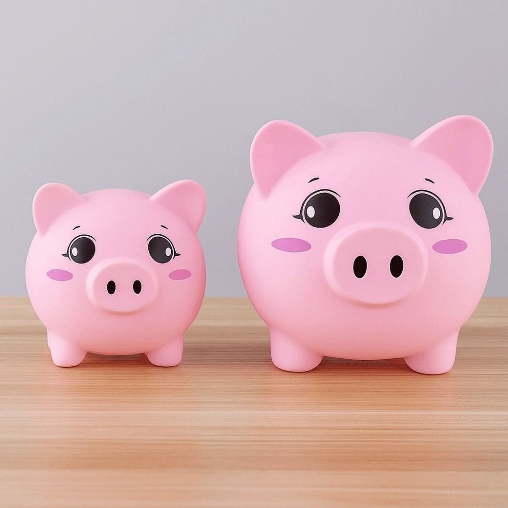 Savings Tank Cartoon Pig Money Boxes Decorative Pig Model Piggy Bank Home Decoration