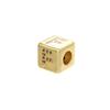 Gold-colored 8x8mm Square A-Z Letter Beads for DIY Handmade Bracelets, Earrings, and Jewelry Accessories Model:VZ246B