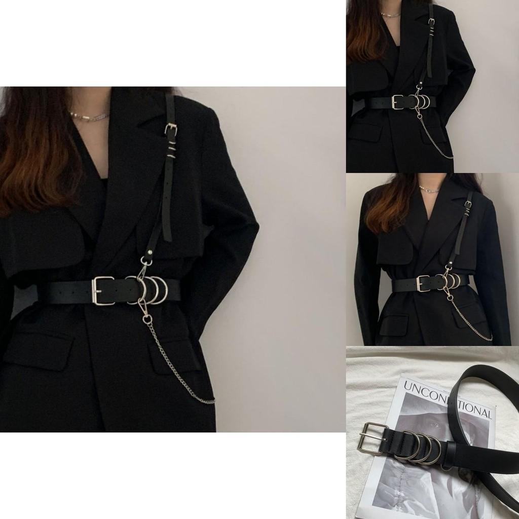 Stylish Pu Womens Belt Versatile Accessory For Dresses And Coats With Elegant Detail Chain