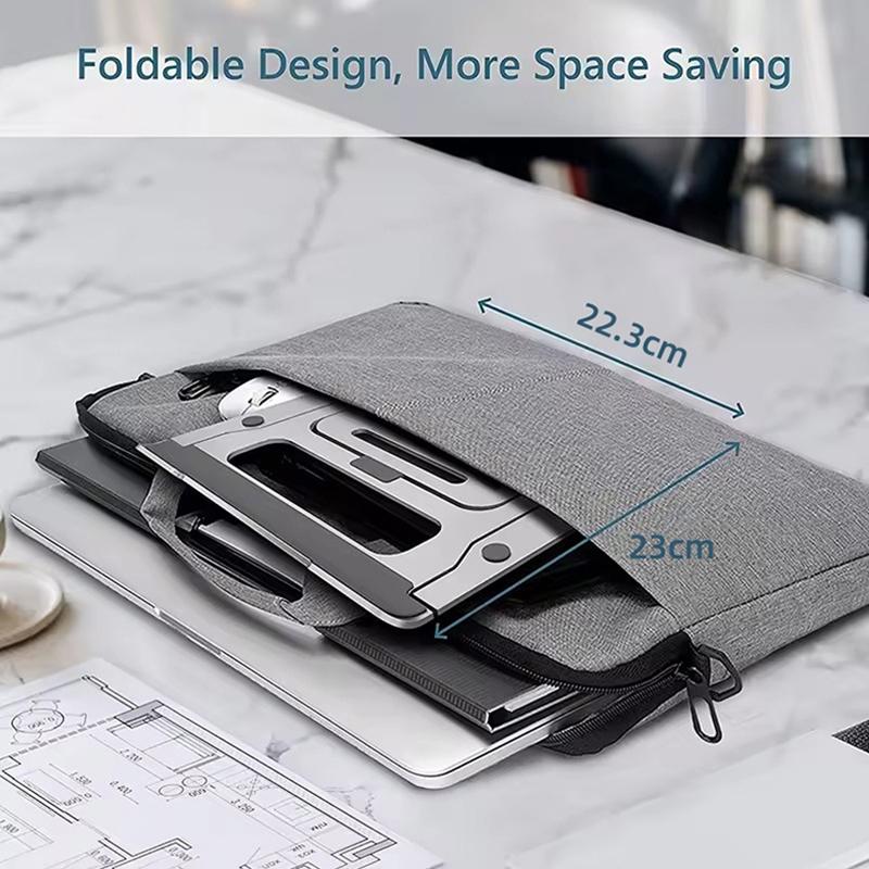 J006 Aluminum Alloy Laptop Heighten Cooling Stand Foldable Desktop Adjustable Notebook Bracket