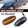 2PCS LED Dynamic Side Marker Lights Arrow Turn Signal Lamps For Mitsubishi Pajero Sport K9 Galant Outlander Lancer Freeca I-MievTurn Signal 2