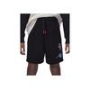 Jordan Sneaker School Letter And Number Print Pattern Lace-Up Shorts Kids Shorts Black 95D035-023