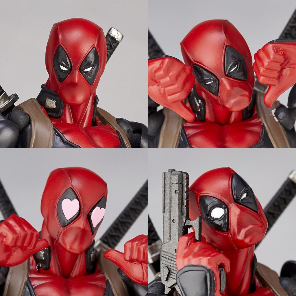 Figurecomplex Amazing Yamaguchi Deadpool Revoltech Action ABS Figure, Approx. 160mm, & PVC, Pre-painted