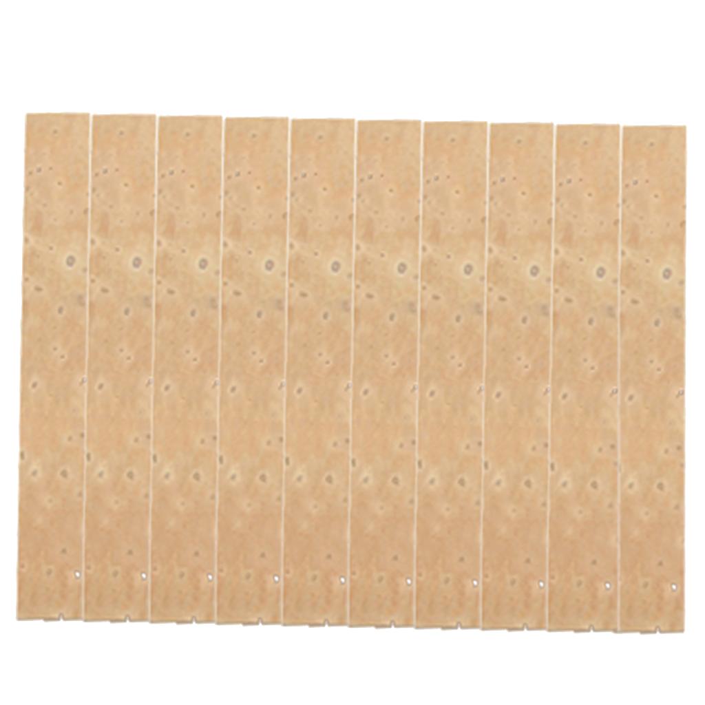 Natural Clarinet Neck Cork Sheet Pack of 10, 80mm X 10mm 4mm High Density