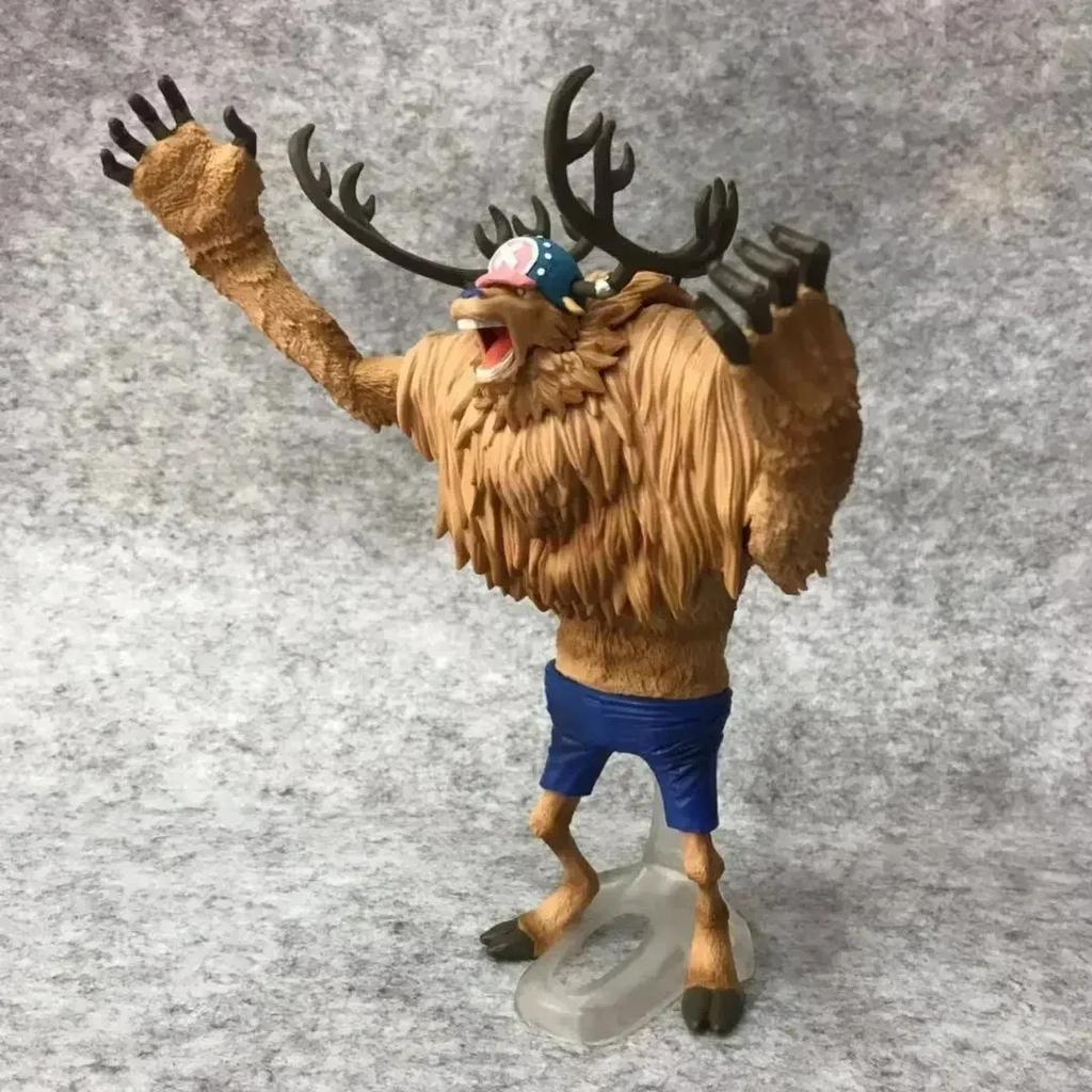 21cm One Piece Anime Figure Chopper King Of Artist The Tony Chopper Action Toys Pvc Collectible Model Toy For Kids Surprise Gift