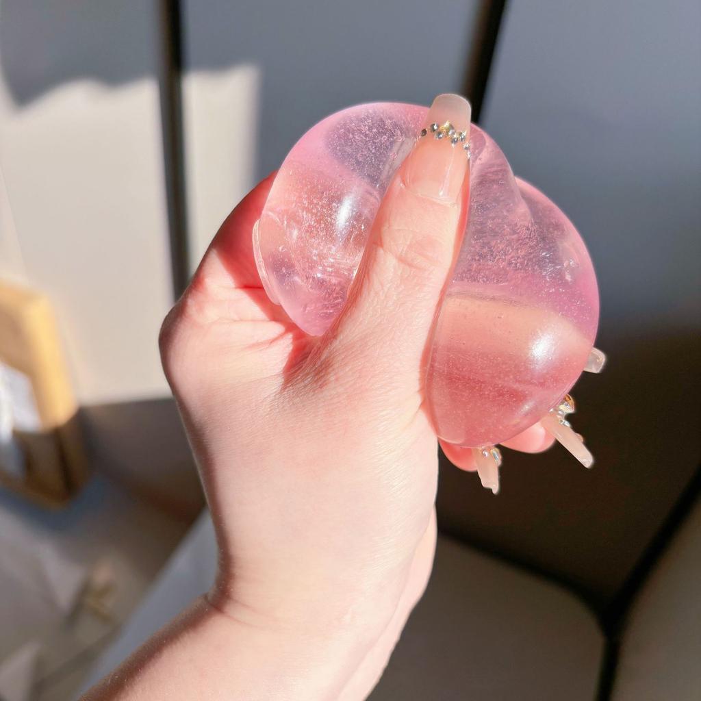 Plastizität Stressabbau Ball Transparenz Kokosöl Maltose Knetprodukte Lustige Anti-Stress Sensorische Artikel Für Erwachsene