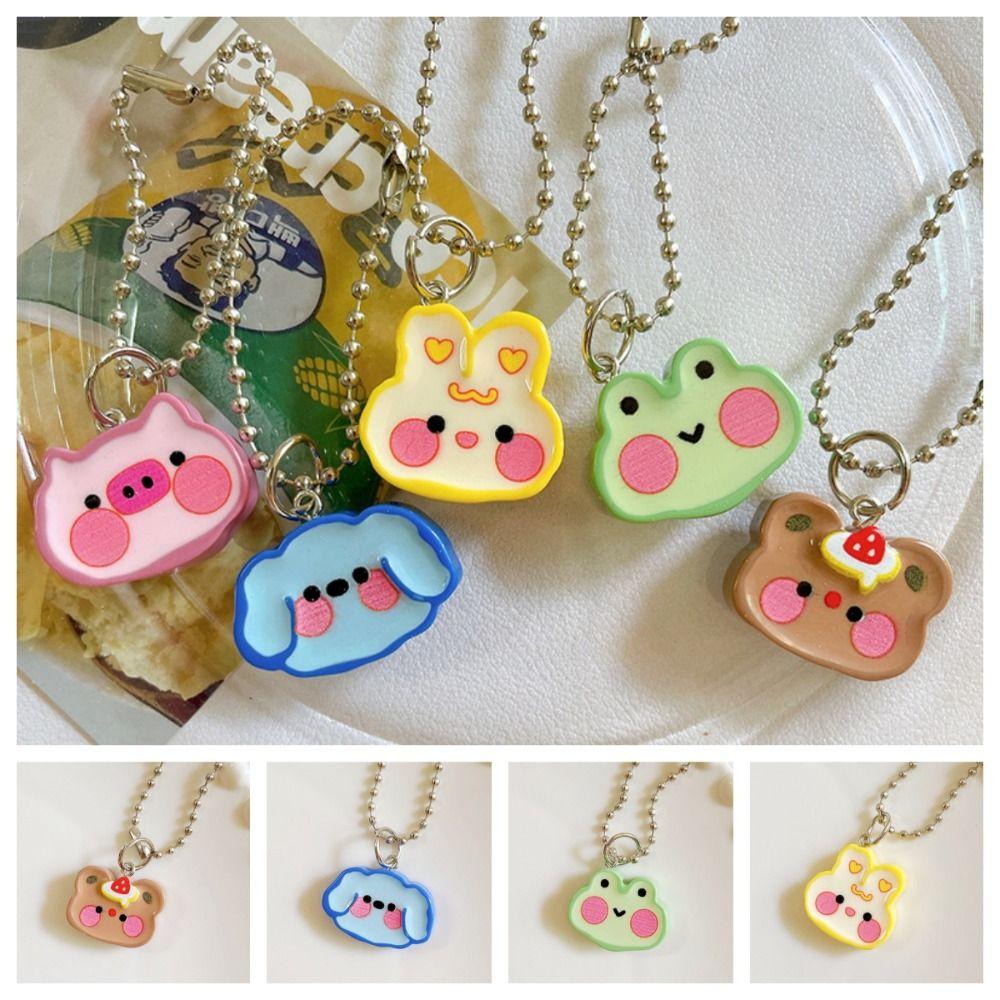 

Pig Puppy Pendant Frog Rabbit Bag Hanging Sweet Bear Keychain Couple
