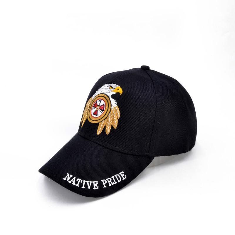 Korean Fashion Sunshade Cotton USA Eagle Embroidery Baseball Cap