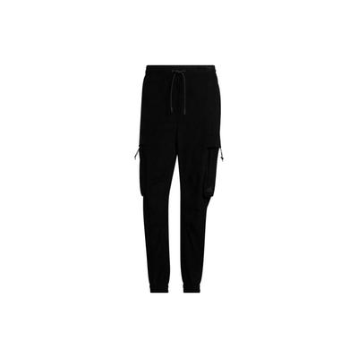 Essentials Linear Tapered Sweatpants με κεντημένο λογότυπο και τσέπες με φερμουάρ Ανδρικό πάτο μαύρο HN9005