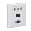 Audio Video Wall Socket Support 1080P High Impact Resistance Durable Composite Video Panel