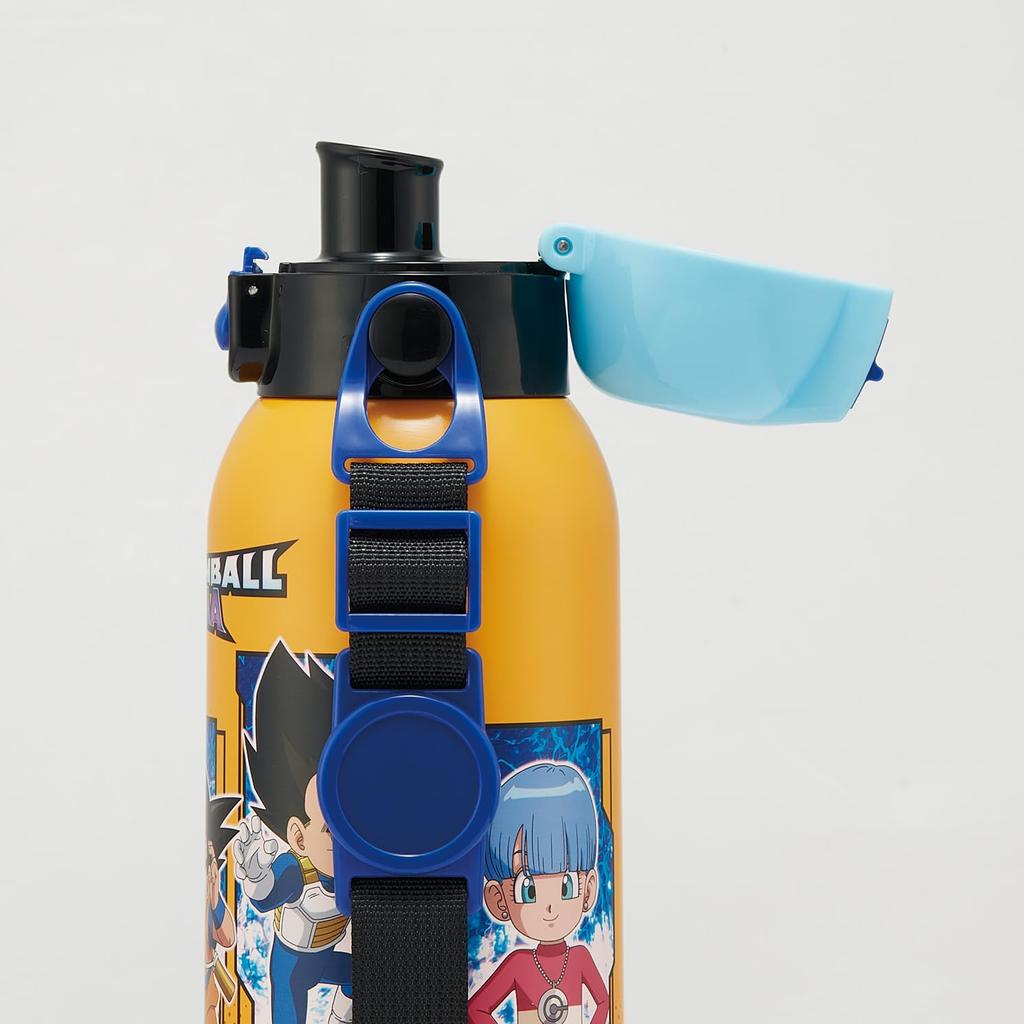 Skater Stainless Steel Water Direct and Dragon Ball DAIMA for Insulated Water Sports Water Children's Bottle, 600ml, Drinking, Kid-Friendly