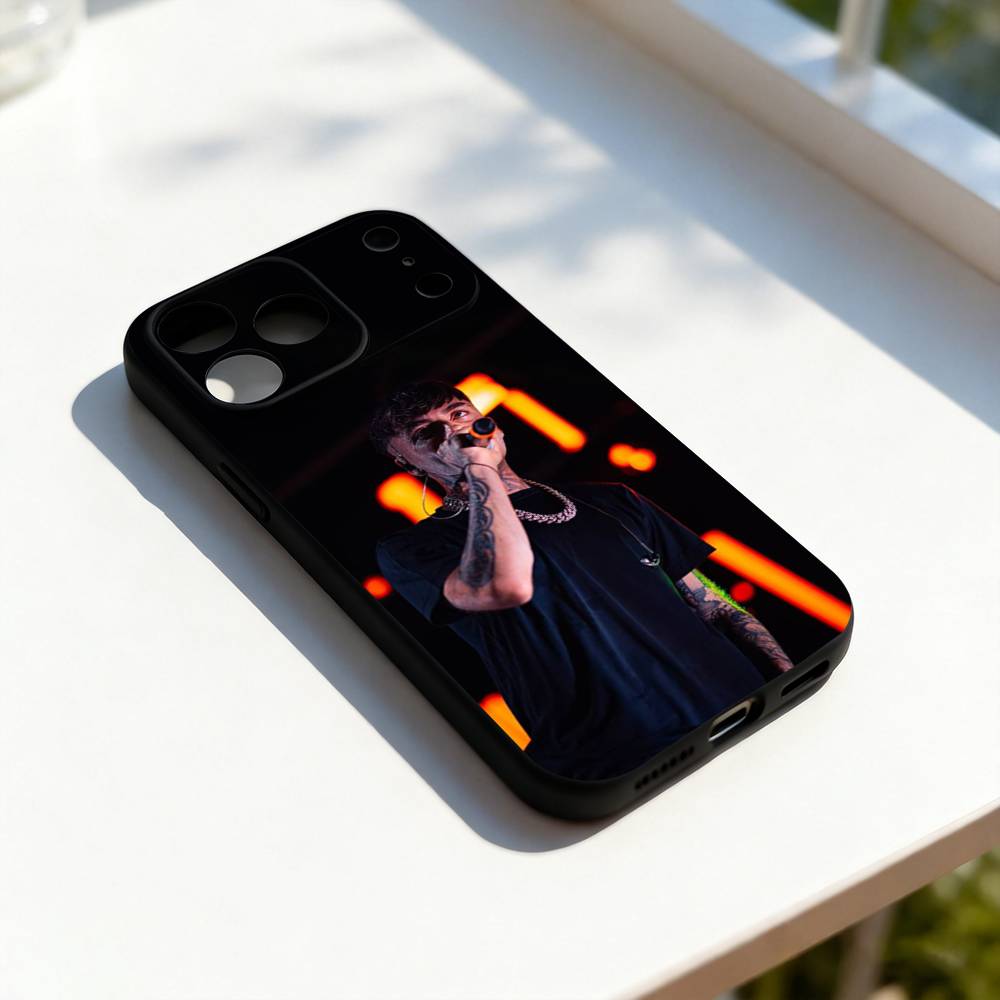 Singer T-Tony B-Boy Cool Phone Case For iPhone 17,16,15,14,13,12,11,Pro,Max,Plus,E,SE4,Air,Mini Black Precise Hole Matching