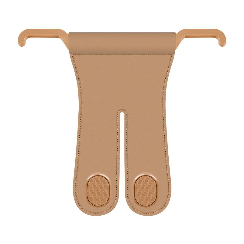 Multifunktionaler Auto-Kopfstützenhaken Ultrafeine Faseroberfläche Rücksitz-Aufhänger Doppelhaken 20 kg Hohe Tragfähigkeit ABS-Haken Aufhänger