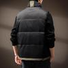 Men's Winter White Duck Down Vest - High-End, Lightweight, Stand-Up Collar, Warm and Thickened Sleeveless Outerwear