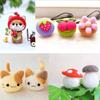 BUDDUR Multicolor Wool Felting Kit With Felting Needles And Finger-cot For Doll Making DIY Handmade Craft Accessories Tool Set