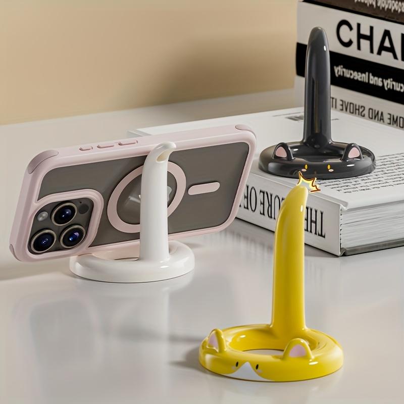 1pc New Cute Cat Stand Creative Desktop Decorative Phone Holder for Watching Shows and Live Streaming, Perfect for Dorm Rooms