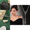 Fashionable Snake Bone Necklace For Women Elegant Casual Unique Jewelry Fall 2024