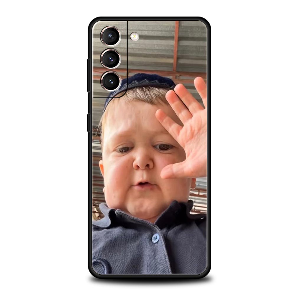 Phone Case For Samsung Galaxy S24 S23 Ultra S22 S21 S20 FE 5G S10 S10E S9 Plus S8 Soft Silicone Black Cover Funny Hasbulla