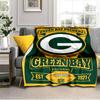 Green Bay Packers Logo Decke Outdoor Flanelldecke für Camping, Wandern, Gartenpartys, Picknick-Zubehör, Geschenk für Familie und Freunde