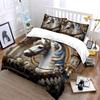 Majestic White Horse Design Bedding Duvet Cover Set  (1*Duvet Cover 2*Pillowcases, Without Duvet Insert)