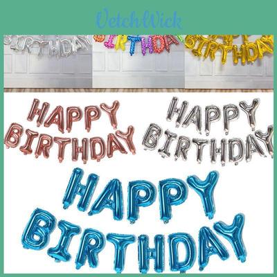 Stunning 16 Inch Happy Birthday Letter Balloons For Impressive Party Decoration