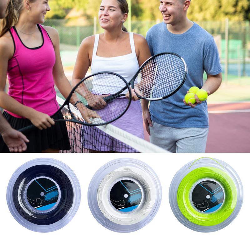 Tennis Practice String Shock Absorbing Lines for Ball Games Multifunctional 200m Soft and Arm Friendly Tennis Racquet String
