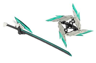 Kotobukiya Megami Device 07 Ninja Blade Kazakiri Scale Plastic Approximately 170mm Long M.S.G Hayate, 1/1 Model,