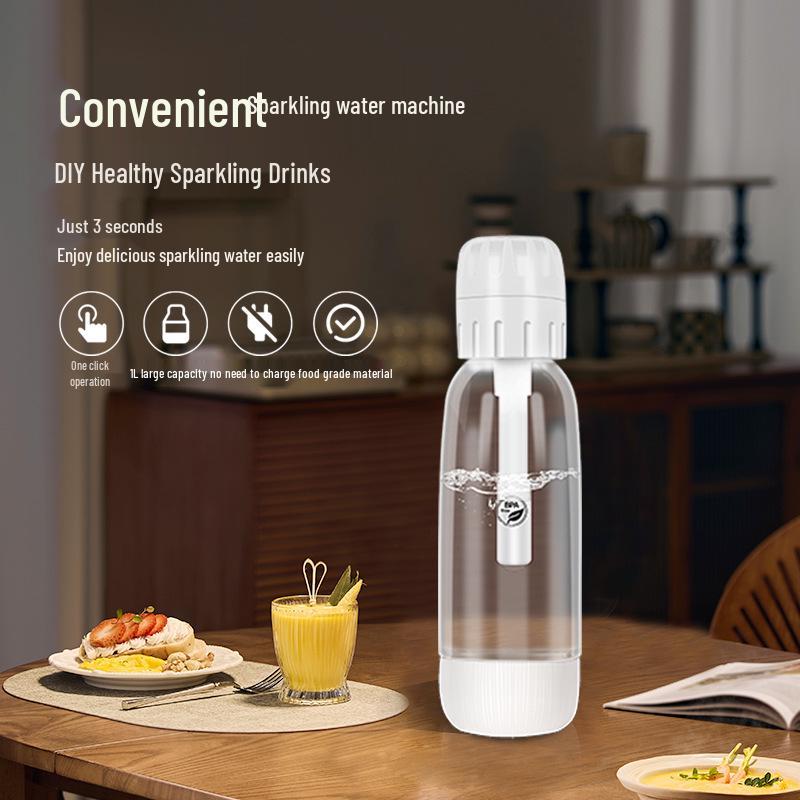Portable Mini Carbonated Beverage Maker for Home & Travel
