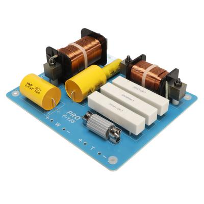 2 Way Crossover 800W Maximum Treble Bass Professional Frequency Divider for Outdoor Stage Conference