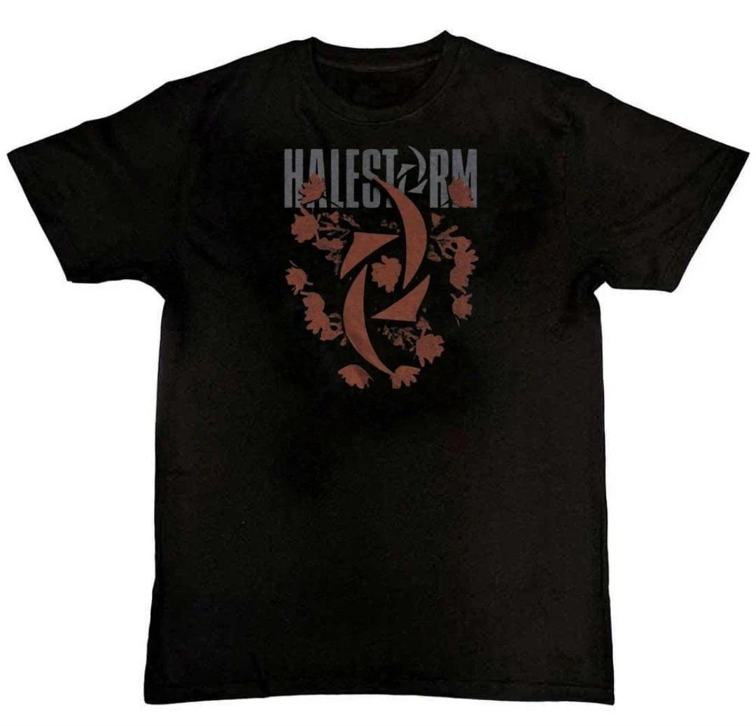 Halestorm Bouquet Graphic Print Unisex Mens 100% Cotton T-shirt Mens Tees Top S