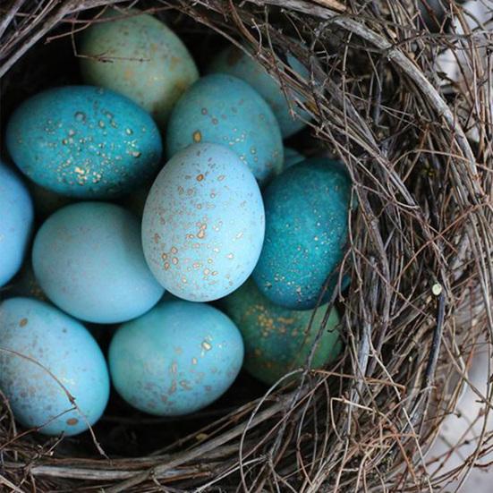 20Pcs/Bag Foam Egg Convenient Festival Decor Polystyrene DIY Easter Simulation Egg for Festival