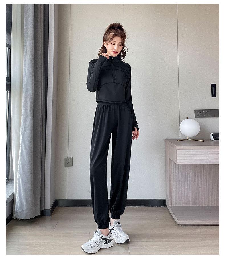 Damen Schnelltrocknendes Fitness- & Yoga-Set - Frühling/Herbst 2024 Lauf- & Radfahrausrüstung