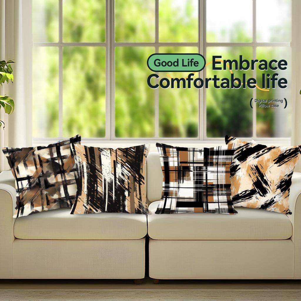 Farmhouse Pumpkin Flower Pillowcase Printed Polyester 45x45cm Throw Pillowcover Decorative Sofa Cushion Pillowslip Home Decor