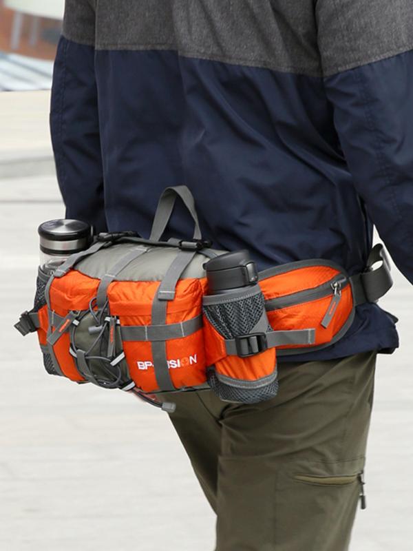 Outdoor turistika pasová taška Vodní cyklistický batoh Sportovní horská láhev Vodotěsný nylon Camping Mochila Turistika Příslušenství Lov