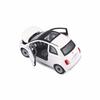 Bburago 1/24 Scale Fiat 500 2007 White / Diecast Model Car, Finished Product, 18-22106