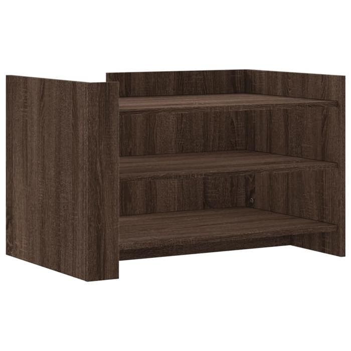 VidaXL Coffee Table Brown Oak 80x50x50 Cm Engineered Wood, Side Table, Living Room Table, Accent Table, End Table 848345