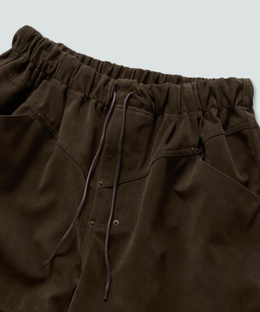 Pilpeu Western Pocket Shorts (Brown)
