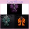 Man Fashion Wide Ribbon Bowtie With Heartshaped Lapel Flower For Wedding Or Formal Wear