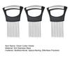 Onion Cutter Holder Universal Vegetable Chopper for Onions Tomatoes Potatoes No-mess Food Prep Tools