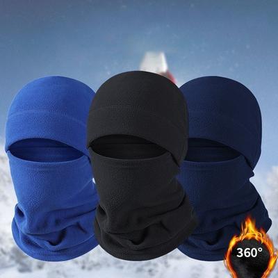 New Warm Keeping Sports Headgear Windproof Skiiing Hat Winter Riding Face Mask Polar Fleece