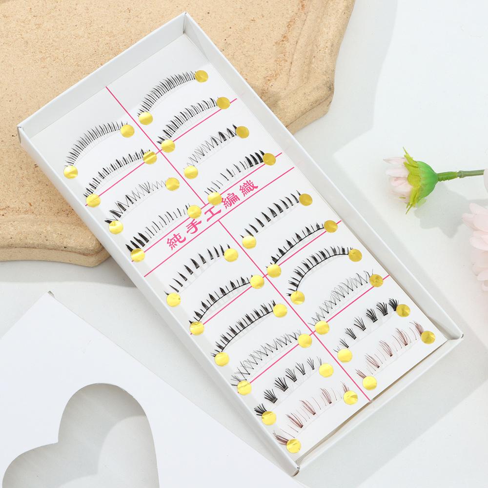 10 Pairs Fashion Natural Different Lower Bottom Eye Lashes False Eyelashes Handmade