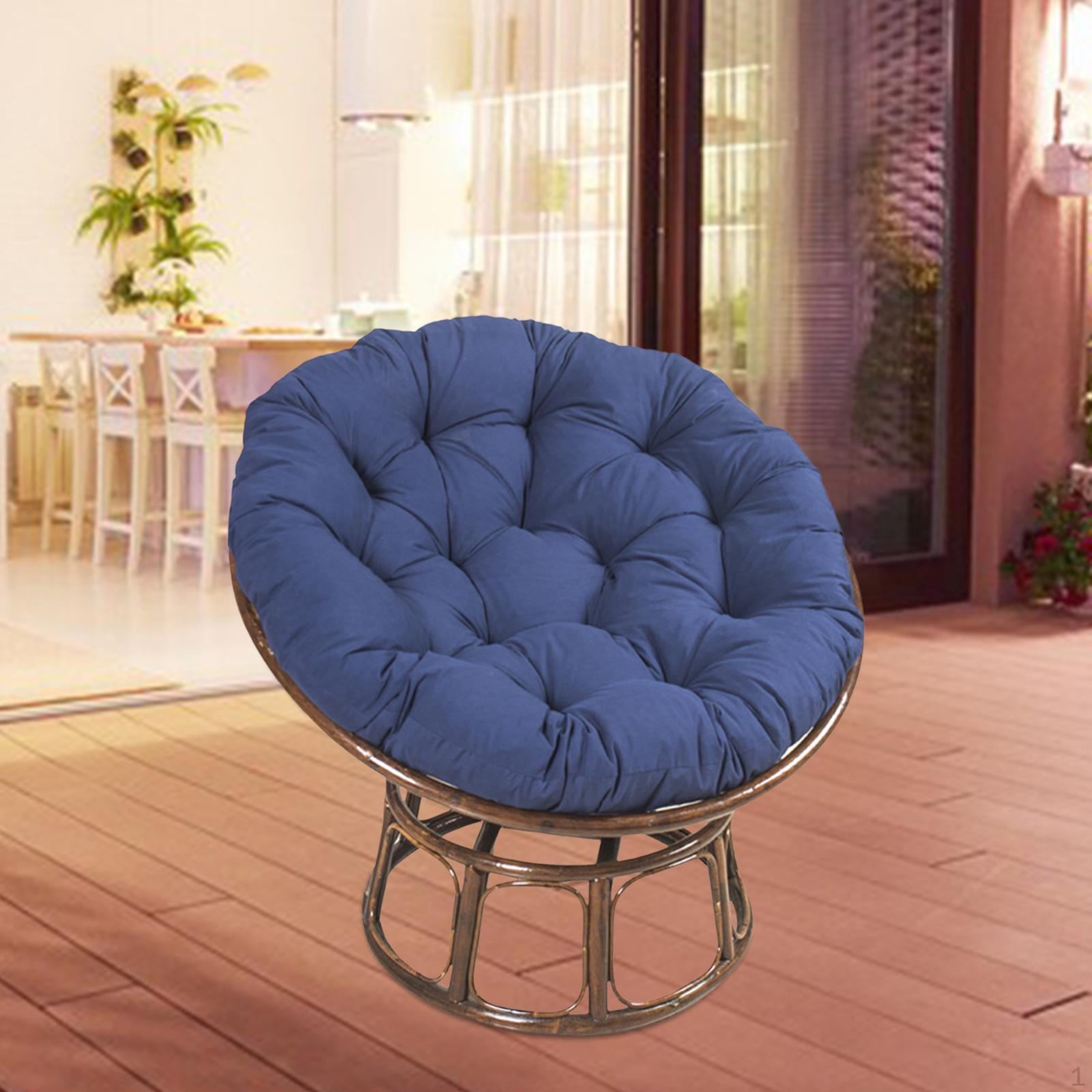 

Подушка для гамака, коврик для садового стручка, легкий, подушка для качелей, сиденье для улицы темно-синий