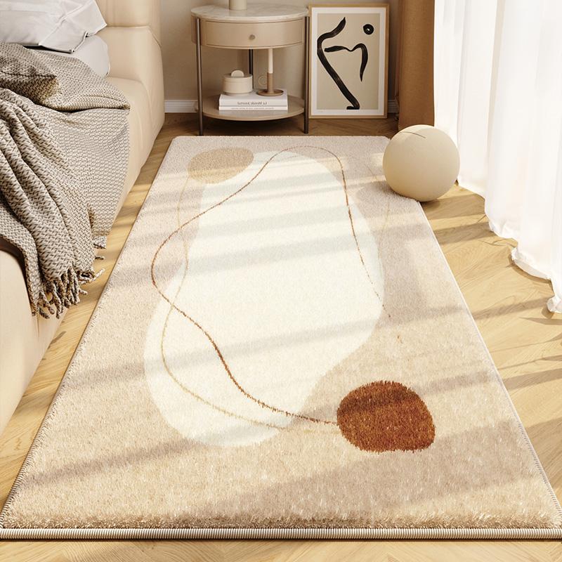 Morandi Color Bedroom Bedside Carpet Master Bedroom Bedside Floor Mat Room Premium Sense Floor Mat Long Strip Machine Washable Mat