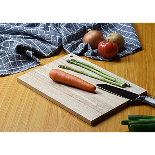 Pearl Metal Wood Cutting Board, Large, Rubberwood, Simplice C-1068
