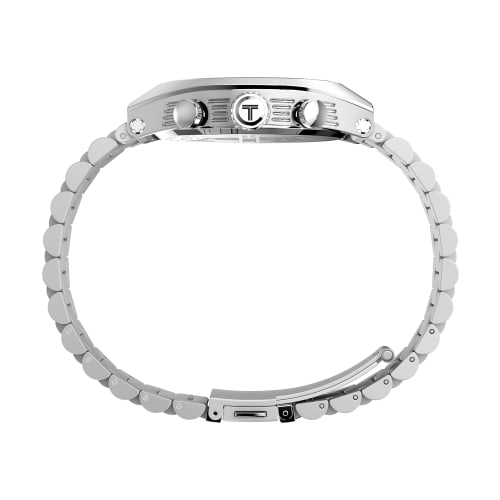 Timex Men's Legacy 42mm Watch, Stainless Steel/Silver Tone/Stainless Steel. One Size, Legacy 42mm.