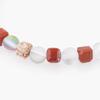 Jbans Classic Moonlight Stone Point Cube Red Stone Mix Gemstone Bracelet (C2501Ac1217_Rd)