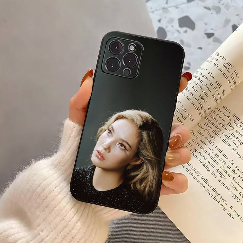 COOL Girl E-Eileen G-Gu-EG Phone Case For iPhone 17,16,15,14,13,12,11 Plus,Pro Max,XS,Soft Silicone Black Cover